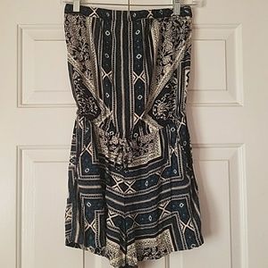 Angie Strapless Romper